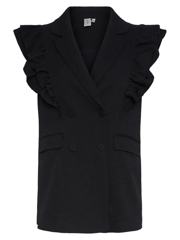 Hot YAS Anni Sl Waistcoat Black