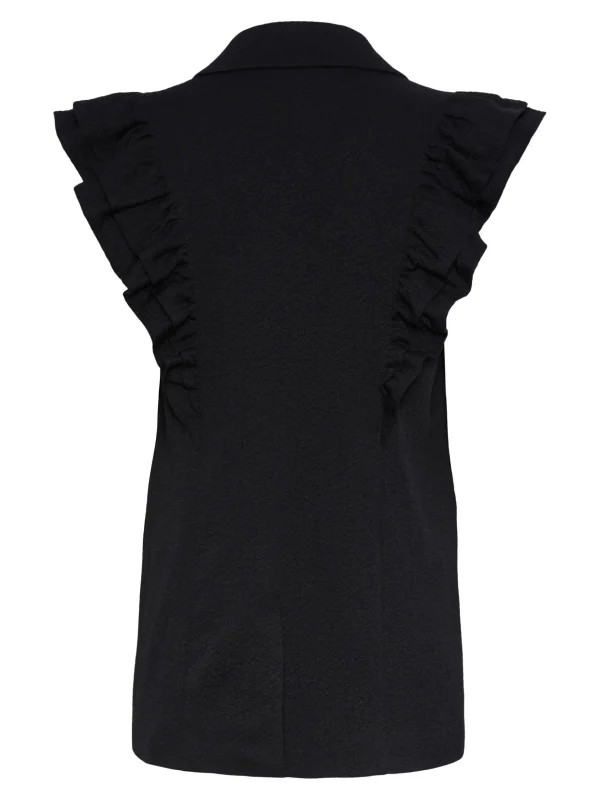 Hot YAS Anni Sl Waistcoat Black