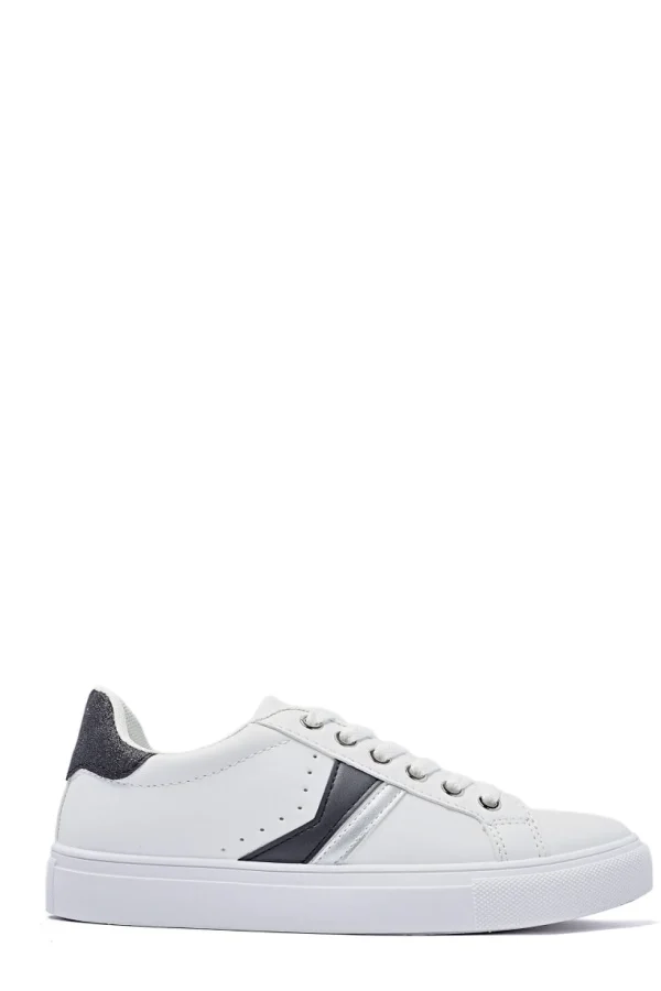 Clearance * Ashley Sneakers 8926 White/Black