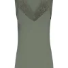 Discount Tim og simonsen Belen V-Lace Top Olive