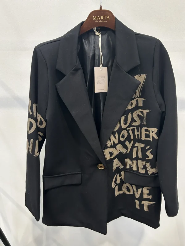 Discount Marta du Chateau 80089 Blazer Mdcbertha Black