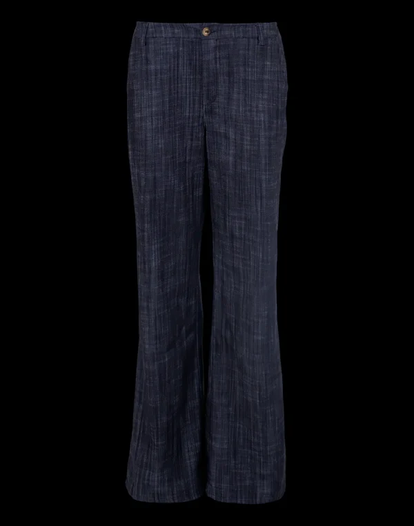 Online Black Colour Box Denim Pant Black Denim