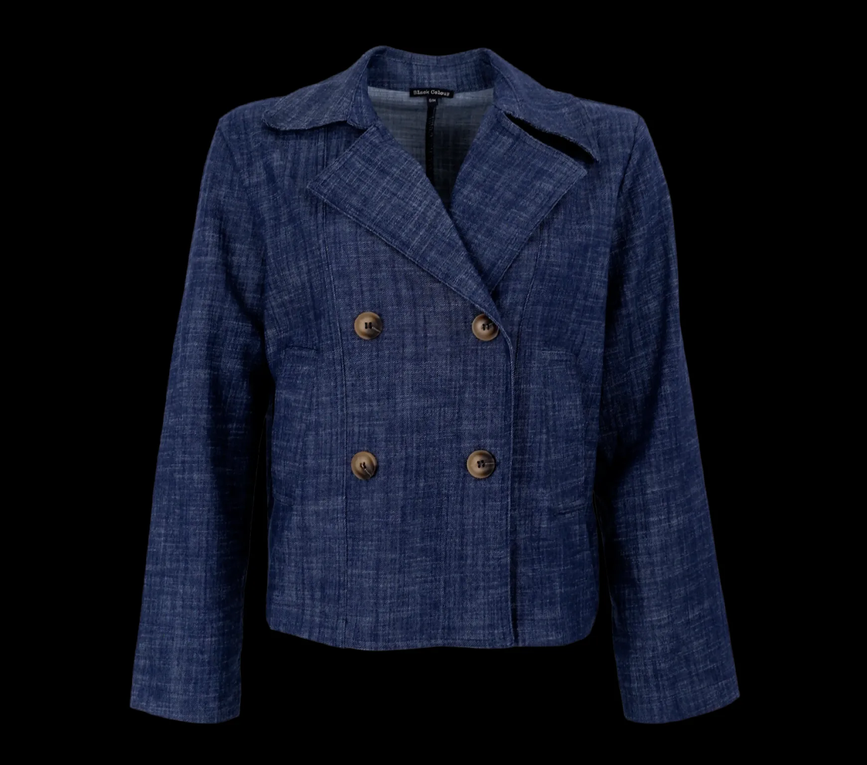 box_jacket_navy_denim_2.webp Best Sale Black Colour Box Jacket Navy Denim