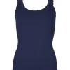 Clearance Tim & Simonsen Frida Rib Top Blu