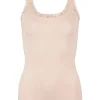 Hot Tim & Simonsen Frida Rib Top Cipria