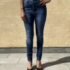 Shop Jewelly jeans 22194 Mid Blue