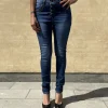 Best Sale Jewelly jeans 22249 Mid Blue