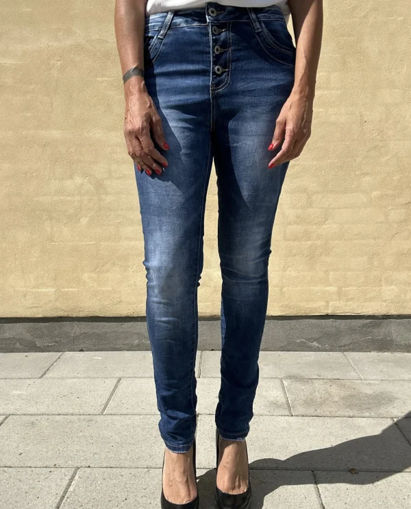 Clearance Jewelly jeans 22200 Mid Blue Wash