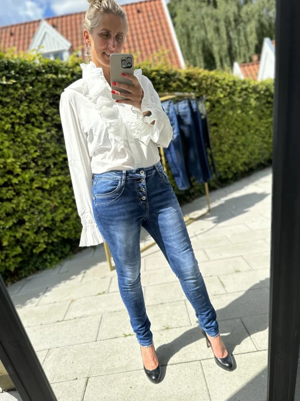 Clearance Jewelly jeans 22200 Mid Blue Wash