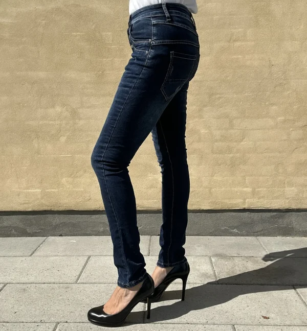 Outlet Jewelly jeans 2503 Simili Dark Blue Trash