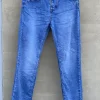Best Sale Karostar K8822 Zip Jeans Blue Denim