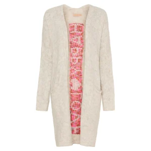 Fashion Marta du Chateau 23664 Knit Cardigan Mdcclarice Calce/Fuxia