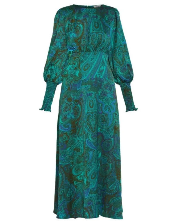 Best Sale Love & Divine Love737-12 Dress Green Paisley
