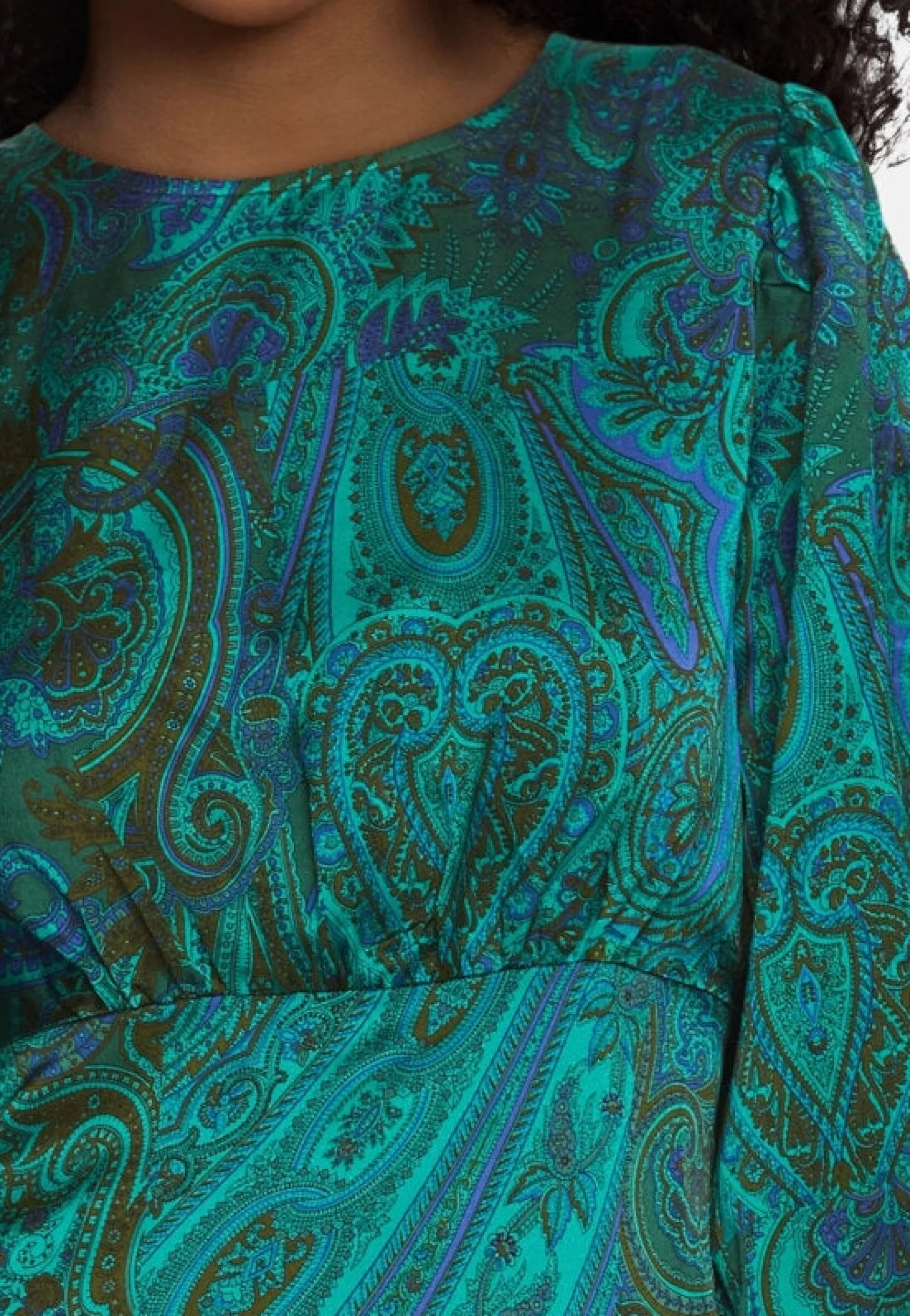 love_dress_green_paisley_2.webp Best Sale Love & Divine Love737-12 Dress Green Paisley