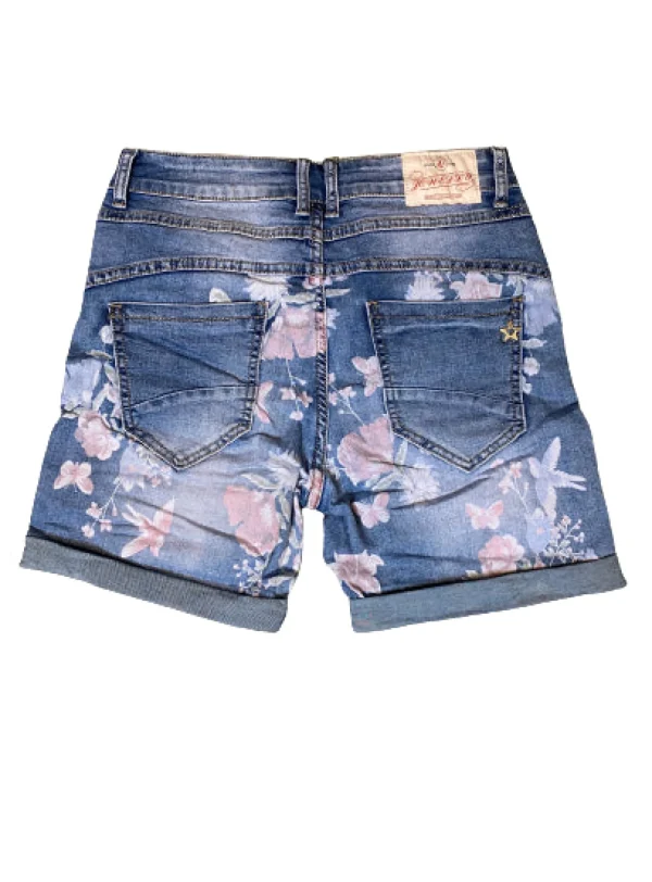 Shop marta du chateau S22154 Shorts Flower