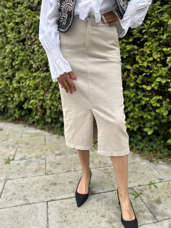 Hot marta du chateau 7249 Skirt Mdcnellie Beige