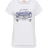 Flash Sale marta du chateau 0301 Ss M T-Shirt White/Blue