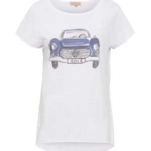 Flash Sale marta du chateau 0301 Ss M T-Shirt White/Blue