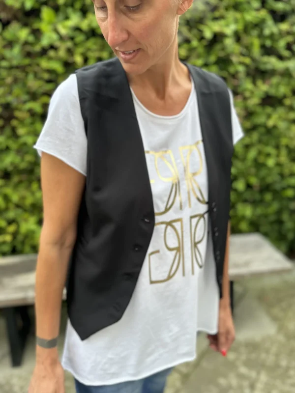 Fashion marta du chateau 1535 T-Shirt Mdcmarie Aw White