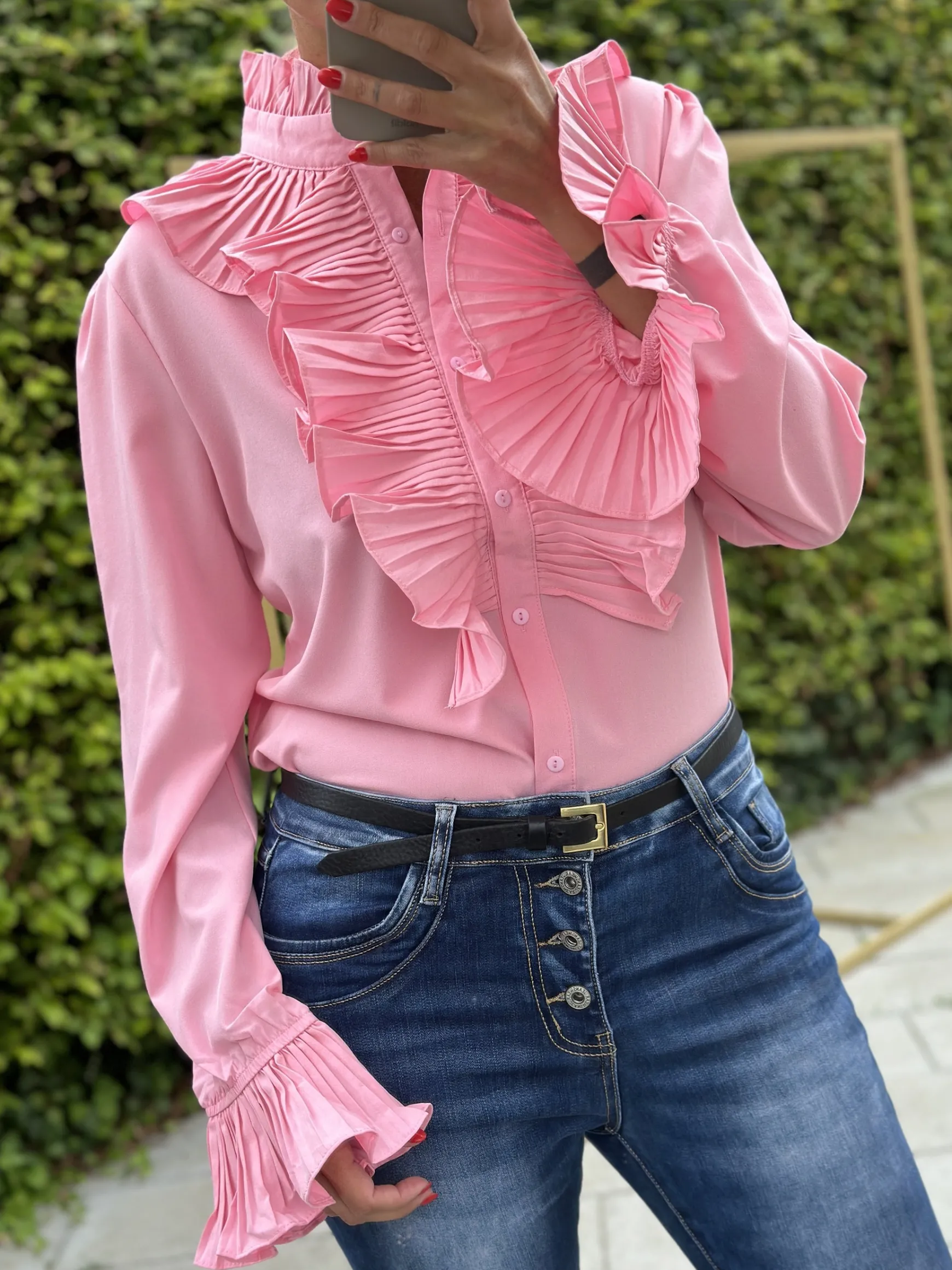vigga_flaeseskjorte_bubbl_1.webp Store Gown Vigga Flaeseskjorte Bubblegum