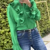 Flash Sale Gown Vigga Flaeseskjorte Green