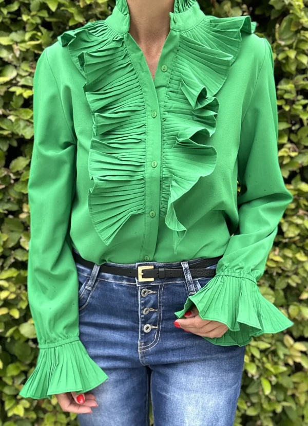 Flash Sale Gown Vigga Flaeseskjorte Green