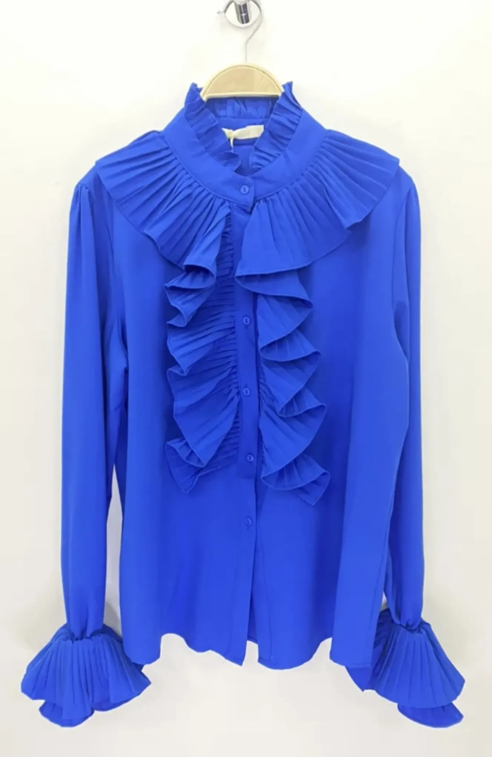 vigga_flaeseskjorte_indig_0.webp Fashion Gown Vigga Flaeseskjorte Indigo Blue