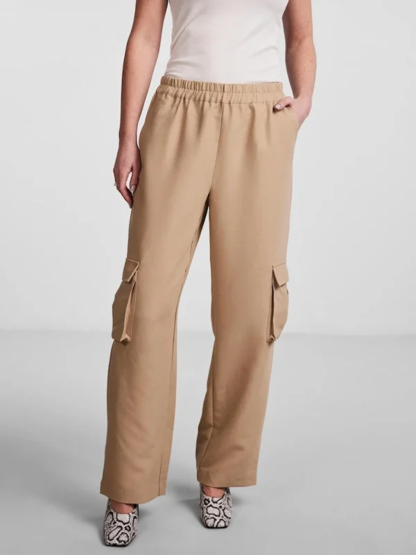 Store YAS Recco Mw Ankle Pant Sand
