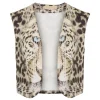 Cheap marta du chateau 890158Yg Vest Mdcsara Beige/Black
